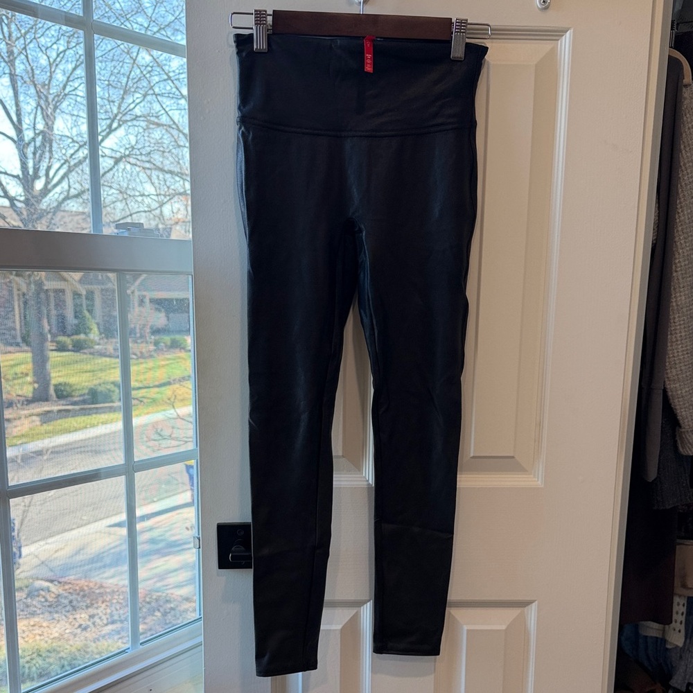 Spanx Black High-Waisted Leggings